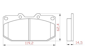 Compatible Brake Pads