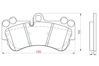 Compatible Brake Pads SC-0937-00