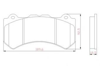 Compatible Brake Pads SC-0939-00