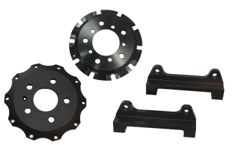 Custom CNC Brake Rotor Hats & Caliper Brackets